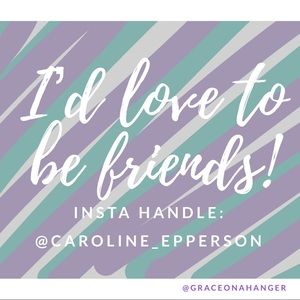 Let’s be Insta friends!🦋💜